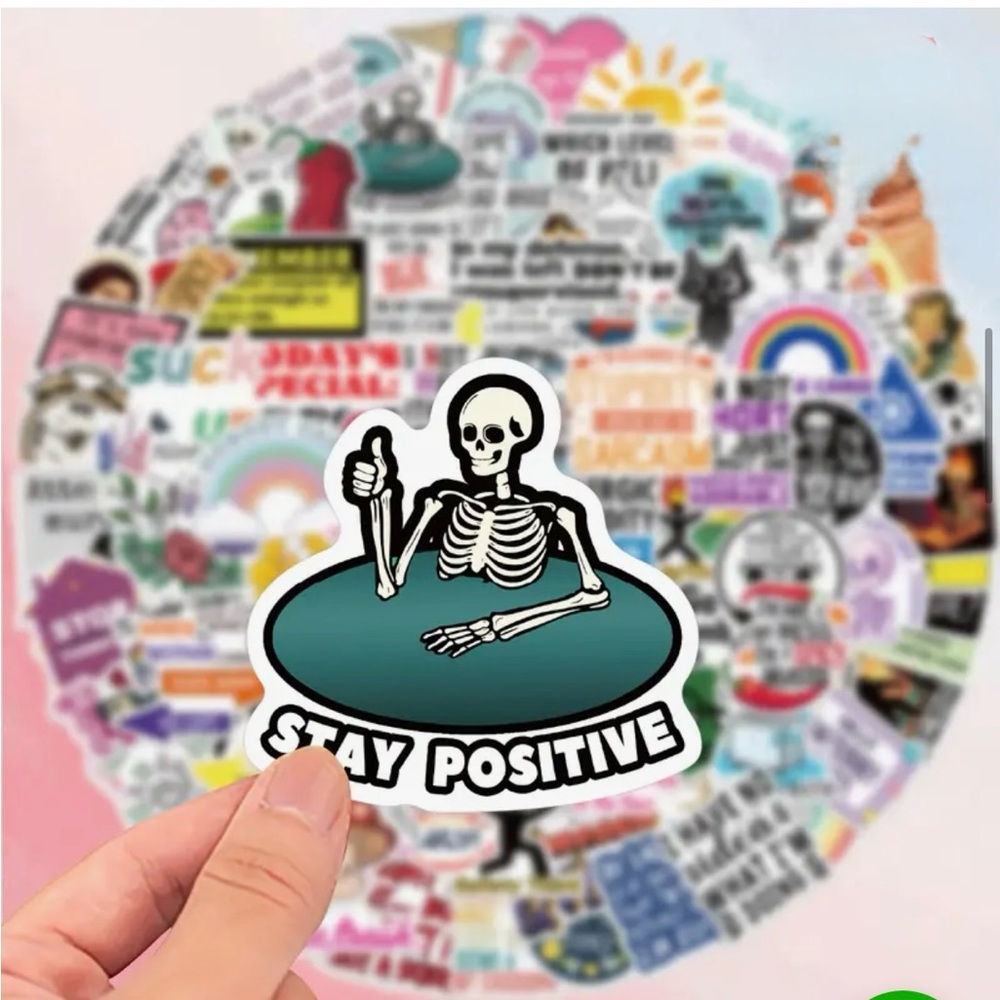35ct Funny Stickers (assorted) - Picture 2 of 14